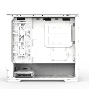 Zalman Case mATX - P30 White - aRGB, Tempered Glass