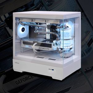 Zalman Case mATX - P30 White - aRGB, Tempered Glass
