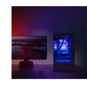 Zalman Case mATX - P30 White - aRGB, Tempered Glass