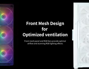 Zalman кутия Case ATX - I3 NEO White - RGB, Mesh