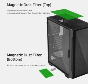 Zalman Case ATX - I3 NEO TG Black - aRGB, Tempered Glass