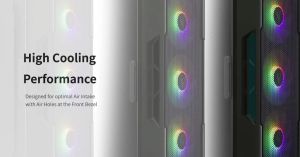 Zalman Case ATX - I3 NEO Black - RGB, Mesh