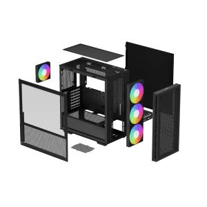 DeepCool Case EATX - CH560 A-RGB Black
