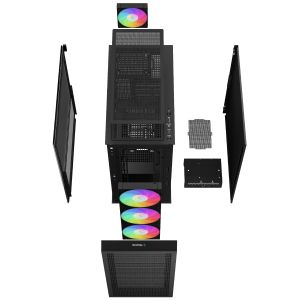 DeepCool Case EATX - CH560 A-RGB Black