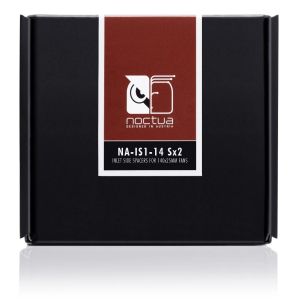 Noctua комплект дистанционери за вентилатор Inlet Side Spacers - 2pcs pack 140x25 mm Fans - NA-IS1-14-Sx2