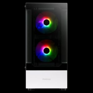 Gamdias Case ATX - TALOS E3 White - aRGB, Tempered Glass