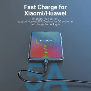 Vention USB 3.1 Type-C / USB 2.0 AM - 1M Black 5A Fast Charge - CORBF