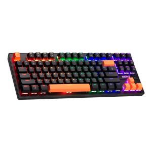 Marvo Gaming Mechanical keyboard 87 keys, Orange caps TKL - KG901C