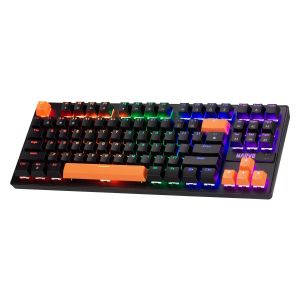 Marvo Gaming Mechanical keyboard 87 keys, Orange caps TKL - KG901C