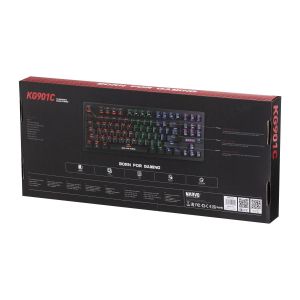 Marvo Gaming Mechanical keyboard 87 keys, Orange caps TKL - KG901C