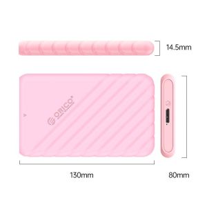 Cutie pentru discuri Orico - Carcasă - 2,5 inchi USB3.0 ROZ - 25PW1-U3-PK