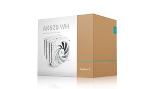 DeepCool CPU Cooler AK620 WH - Dual-Tower, White - LGA1700/AM5