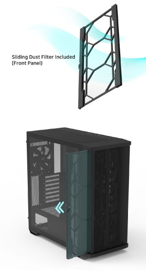Zalman Case EATX - Z10 PLUS - Tempered Glass