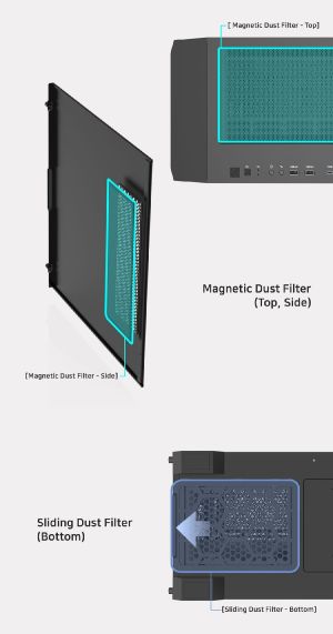 Zalman Case EATX - Z10 PLUS - Tempered Glass
