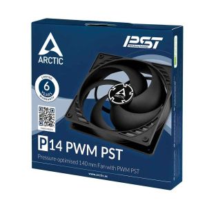 Ventilator Arctic 140 mm P14 PWM PST (negru/negru) - ACFAN00125A