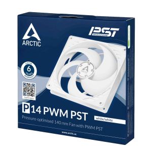 Ventilator Arctic 140 mm P14 PWM PST (alb) - 200-1700 rpm