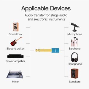 Vention адаптер Adapter Audio 6.5mm M / 3.5mm F - Blue - VAB-S01-L