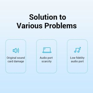 Vention USB Sound card - Headphones, Mic, Silver - VAB-S13