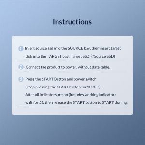 Orico докинг станция Storage - Duplicator for SSD NVMe M.2 - M2P2-C3-C