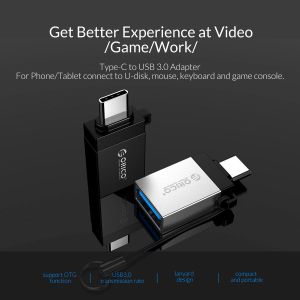 Orico Adapter OTG USB3.0 AF to Type-C - CBT-UT01-BK