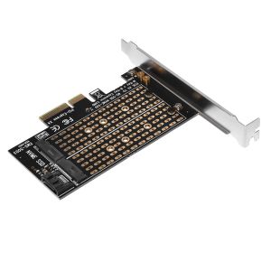 Makki Adaptor M2 SSD NVMe+SATA (M-key+B-key) la adaptor PCI Express 3.0 4x - MAKKI-M2-PCIE-2X