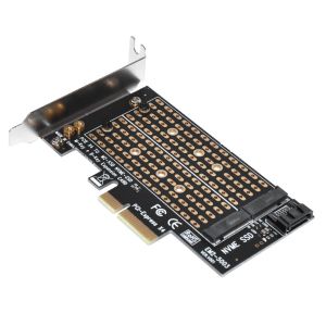 Makki Adaptor M2 SSD NVMe+SATA (M-key+B-key) la adaptor PCI Express 3.0 4x - MAKKI-M2-PCIE-2X