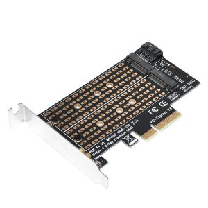 Makki Adaptor M2 SSD NVMe+SATA (M-key+B-key) la adaptor PCI Express 3.0 4x - MAKKI-M2-PCIE-2X