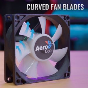 Ventilator AeroCool Ventilator 80 mm - Frost 8 - RGB fix - ACF1-FS10117.11