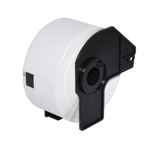 Makki Brother DK-11208 - Large Address Paper Labels, 38mmx90mm, 400 labels per roll, Black on White - MK-DK-11208