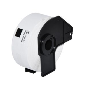 Makki Brother DK-11201 - Roll Standard Address Labels, 29mmx90mm, 400 labels per roll, Black on White - MK-DK-11201