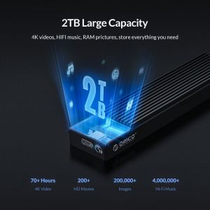 Orico Storage - Case - M.2 NVMe M-key 10 Gbps - M2PV-C3-BK-BP