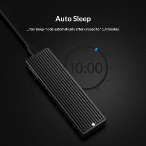 Orico Storage - Case - M.2 NVMe M-key 10 Gbps - M2PV-C3-BK-BP