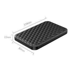 Orico Storage - Carcasă - 2,5 inchi USB3.0 - 2520U3-BK-EP