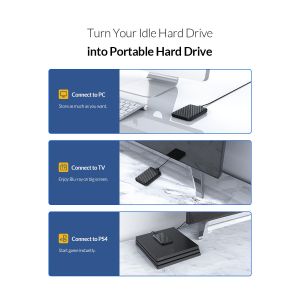 Orico Storage - Carcasă - 2,5 inchi USB3.0 - 2520U3-BK-EP