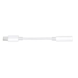 Makki Adapter Type-C M to 3.5mm audio jack 4P F, White - MAKKI-CBL-C-AUDIO-WH
