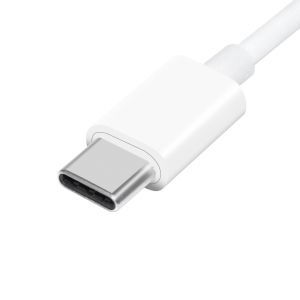 Makki Adapter Type-C M to 3.5mm audio jack 4P F, White - MAKKI-CBL-C-AUDIO-WH