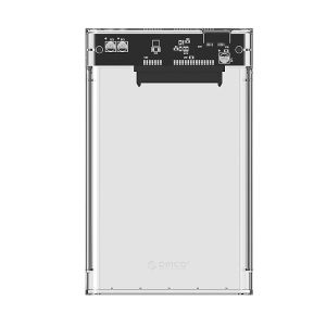 Cutie externă transparentă Orico pentru stocare pe disc - Carcasă - 2.5 inch USB 3.0 transparent - 2139U3-CR