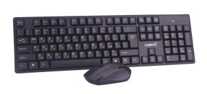 Makki Keyboard+Mouse Wireless 2.4G BG - MAKKI-KBX-008