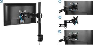 Arctic Desk Mount Monitor - Z1 BASIC