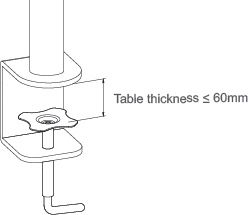Arctic Desk Mount Monitor - Z1 BASIC