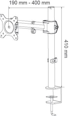 Arctic Desk Mount Monitor - Z1 BASIC