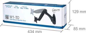 Arctic WALL Mount Monitor W1-3D - AEMNT00032A