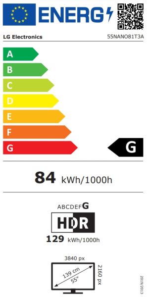 TV LG 55NANO81T3A, 55" 4K HDR Smart Nano Cell TV, 3840x2160, DVB-T2/C/S2, AI Alpha 5 Gen7, HDR 10 PRO, webOS 24, ThinQ AI, WiFi, Clear Voice, AI Upscaling, Bluetooth, Hdmi, CI, LAN, AirPlay2, SPDIF, 2 Pole stand, Silver