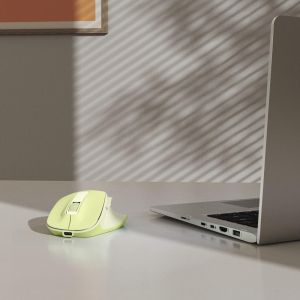 Hama “WM-500” Wireless Mouse, Ergonom., 6 Buttons, W/O Click Noise, Battery, green