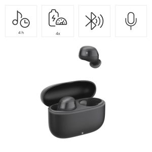 HAMA Блутут слушалки "Freedom Buddy II", True Wireless, Черен