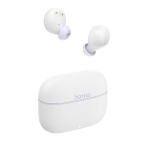Hama “Freedom Buddy II” Bluetooth® Headphones, TWS, Earbuds, Voice Control, wht
