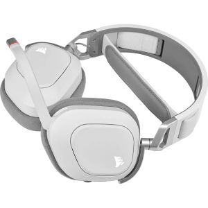 Геймърски слушалки с микрофон Corsair HS80 RGB White безжични PC/PS5/PS4