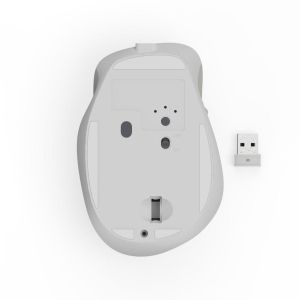 HAMA Безжична оптична мишка WM-500 Recharge, бяла, 6 бут.,800/1200/1600 dpi, безшумна
