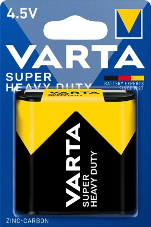 Zinc carbon battery   3R12  1 pcs. blister  4.5V VARTA