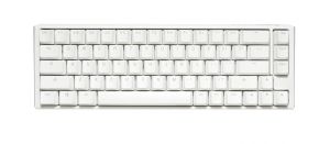 Mechanical Keyboard Ducky One 3 Pure White SF 65%, Hotswap Cherry MX Clear, RGB, PBT Keycaps